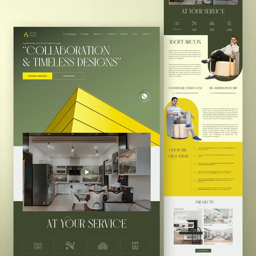 ProjectImg Premium website redesign for real estate company in UAE